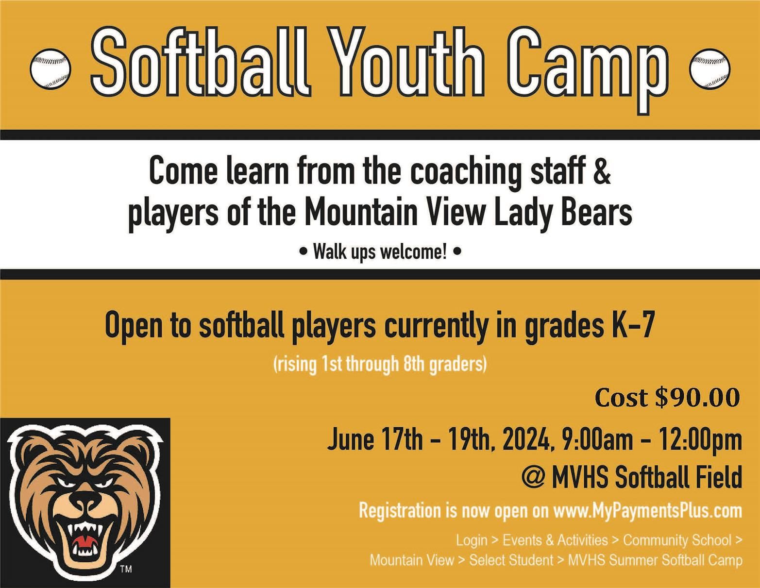 Softball Camp